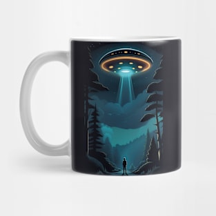 UFO Encounters Road Mug